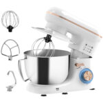 1300W Kitchen Stand Mixer, With Accessories - White