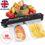 Vacuum Food Sealer With 60 Bags UK - Image 8