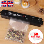 Vacuum Food Sealer With 60 Bags UK - Image 5