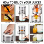 Electric USB Charging Juice Squeezer and Juicer UK - Image 2