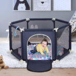 Large Baby Playpen 6 Sides Infant Kids Yard UK - Image 8
