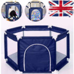 Large Baby Playpen 6 Sides Infant Kids Yard UK - Image 4