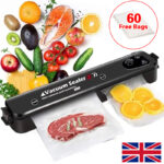 Vacuum Food Sealer With 60 Bags UK