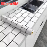 5M Kitchen Tile Roll Stickers Self-adhesive Marble Sticker Wall Decor Bathroom - Image 5