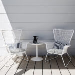 4 Pack Seat and Chair Seat Cushions Tie On Plain UK - Image 6