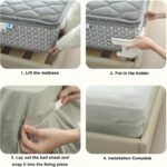 Pack Bed Sheet Holder With Adjustable Elastic Straps  UK - Image 3