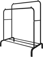 Heavy Duty Double Clothes Rail Hanging Rack Garment Display uk - Image 5