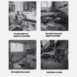 New Coat And Hat Stand 8 Hooks Metal Shoe Rack 5 Tiers Shelf Hanger Black UK - Image 7