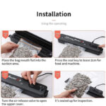 Vacuum Food Sealer With 60 Bags UK - Image 7