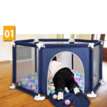 Large Baby Playpen 6 Sides Infant Kids Yard UK - Image 10