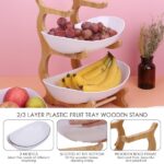 Stacked Fruit Tray Multi-layer Plate Three Compartments Snack Candy Platter Bowl - Image 5