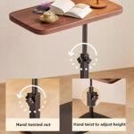Adjustable C-Shaped Sofa Side End Table uk - Image 4